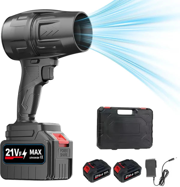 Cordless Turbo Air Blower 2x Battery